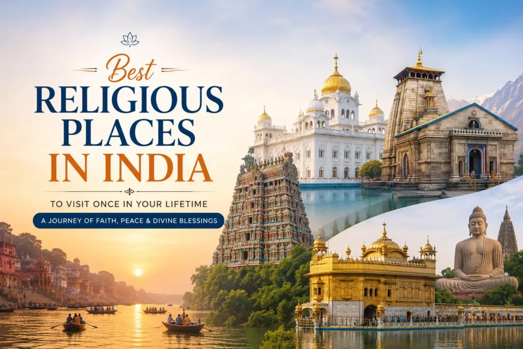 Best Religious Places in India to Visit Once in Your Lifetime
