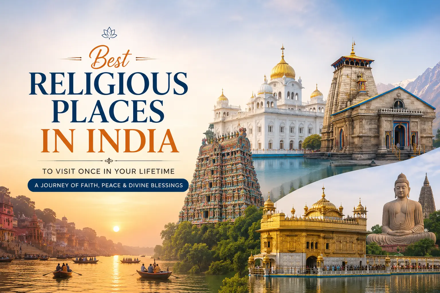Best Religious Places in India to Visit Once in Your Lifetime