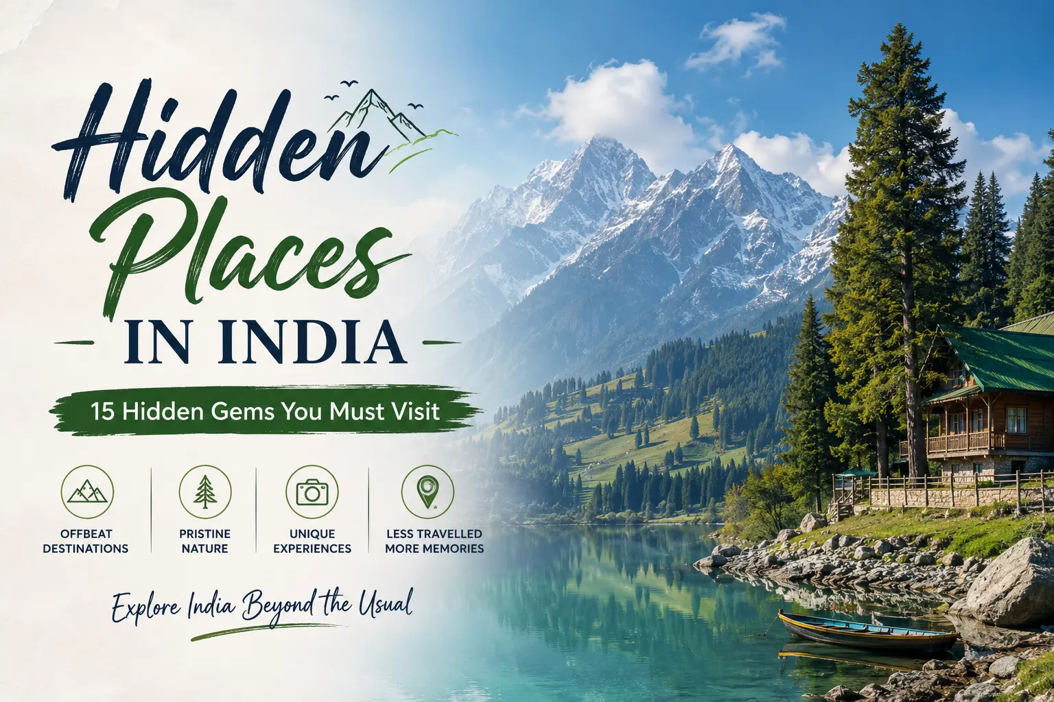 Hidden Places in India: 15 Hidden Gems You Must Visit