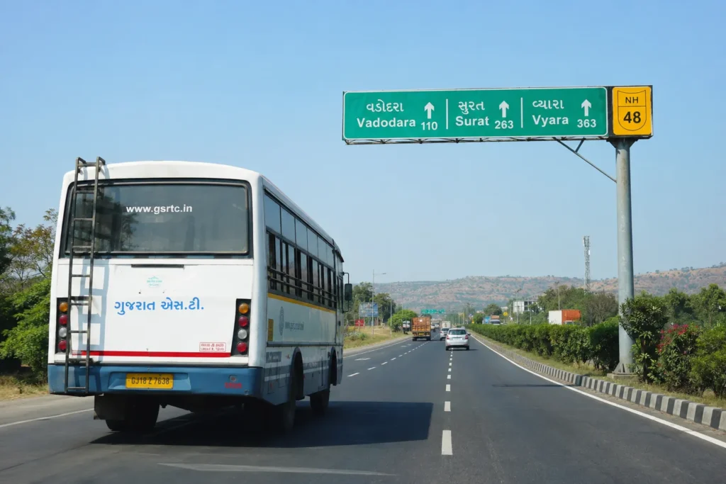 Ahmedabad to Saputara Road Bus 