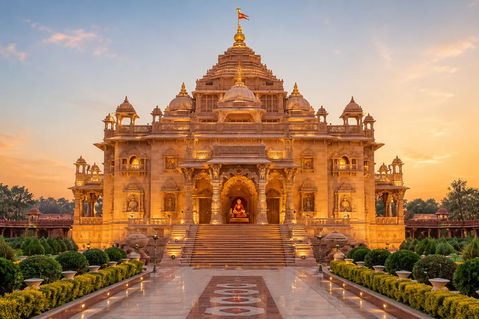 Akshardham Temple in Gandhinagar