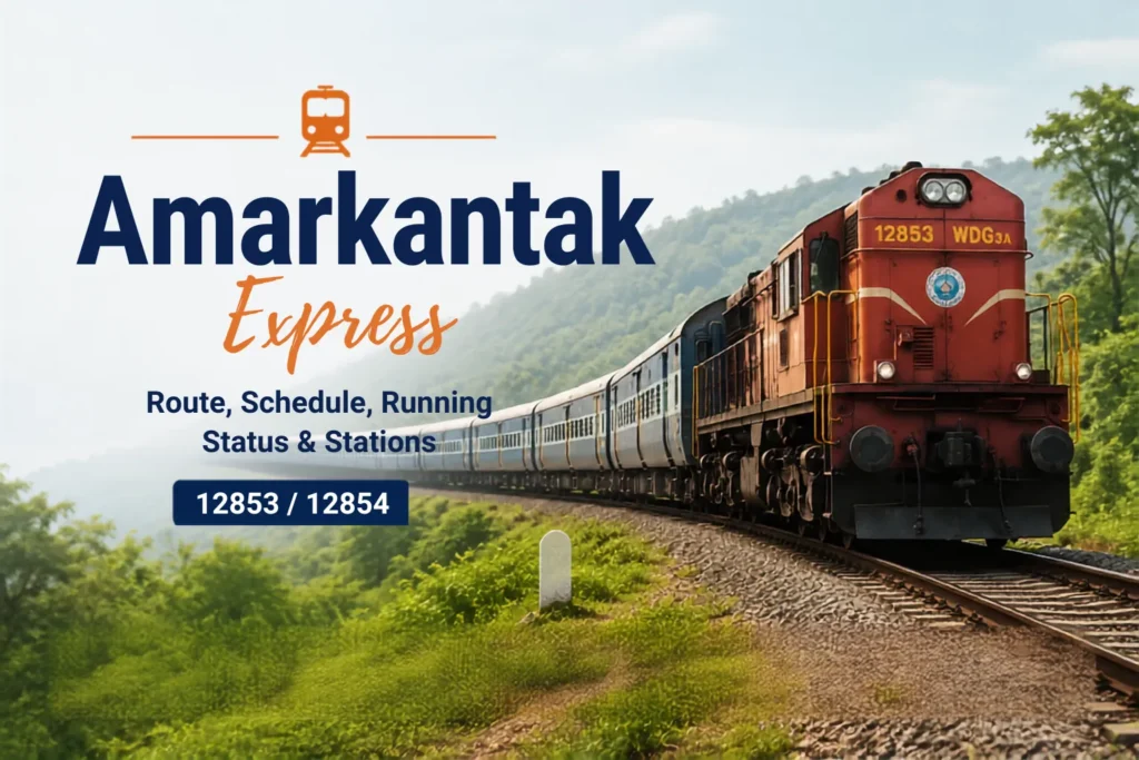 Amarkantak Express: Route, Schedule, Running Status & Stations