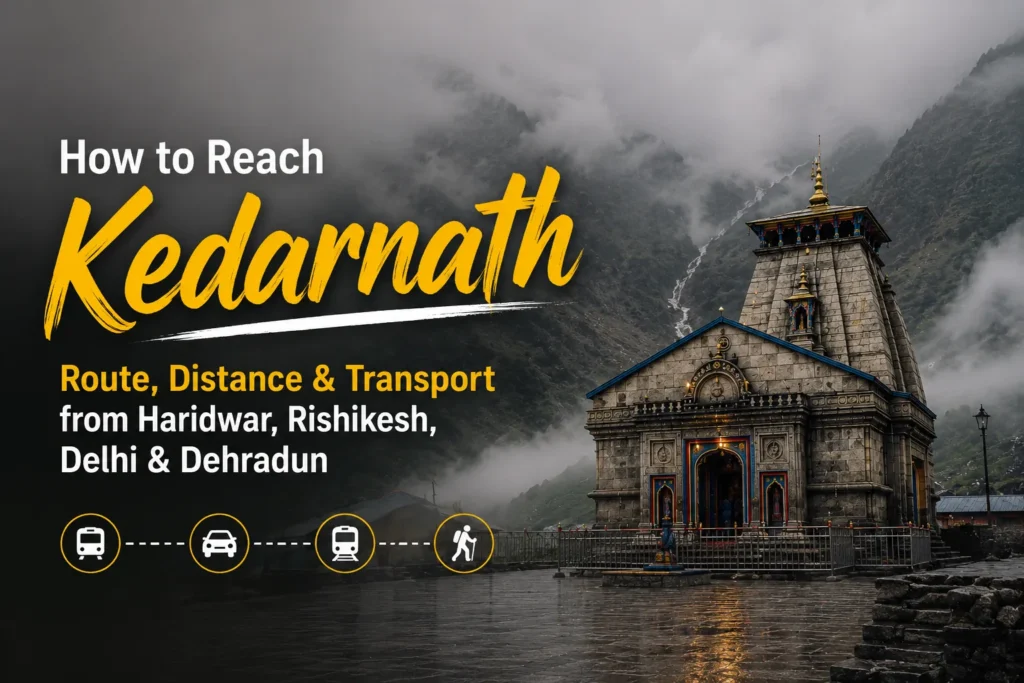 How to Reach Kedarnath: Route, Distance from Haridwar, Rishikesh, Delhi & Dehradun