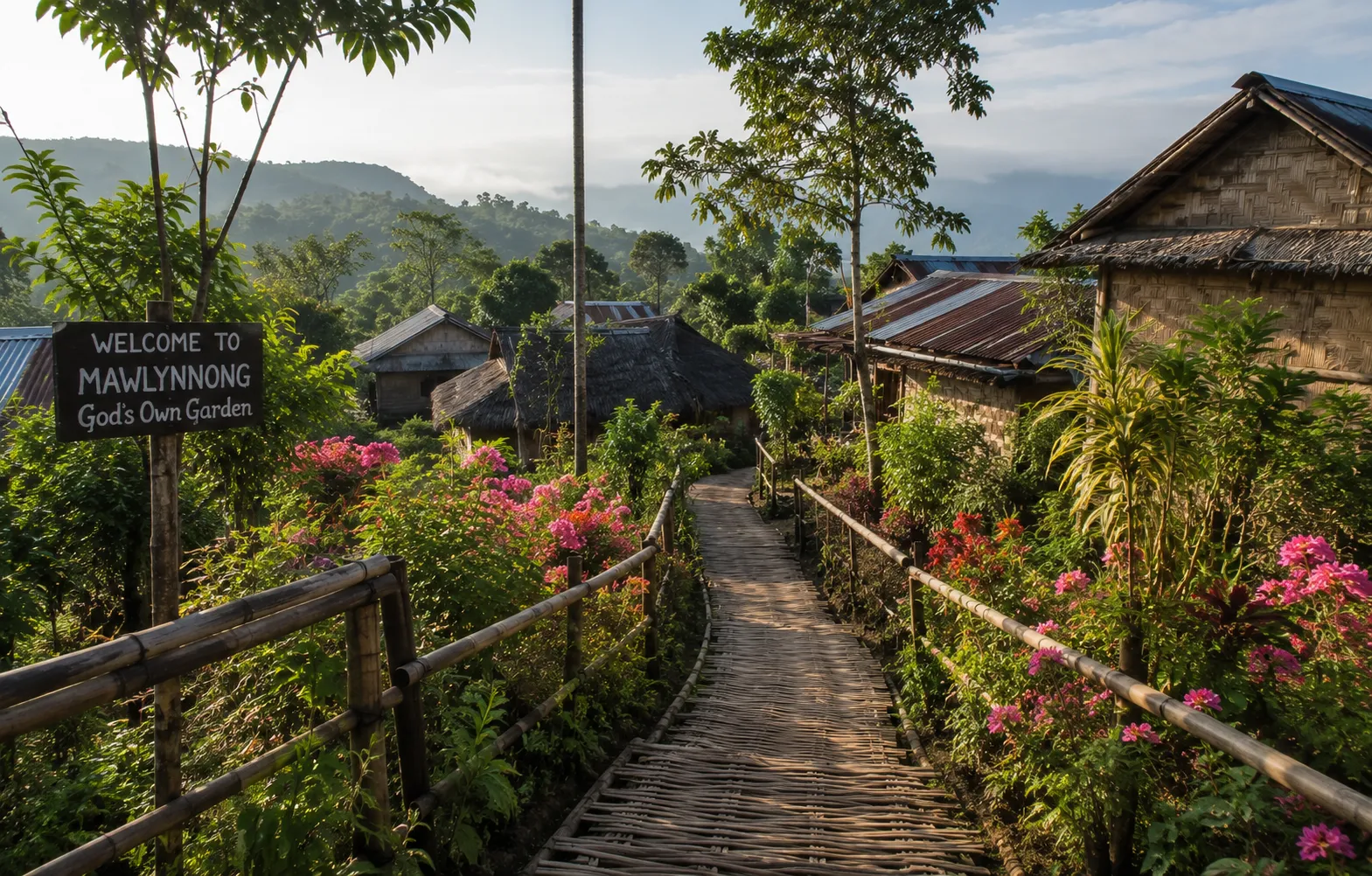 Mawlynnong village