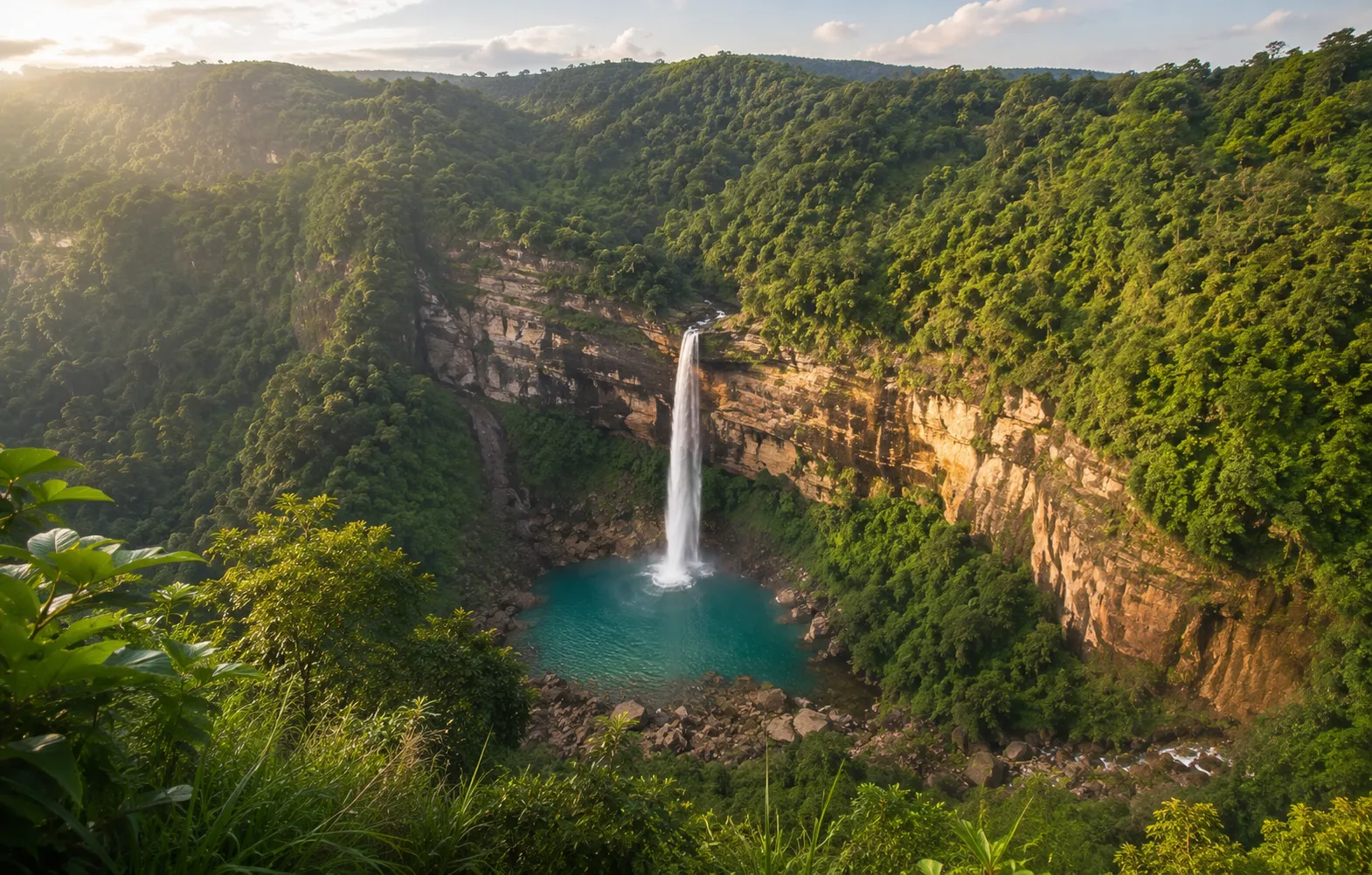 Nohkalikai Falls
