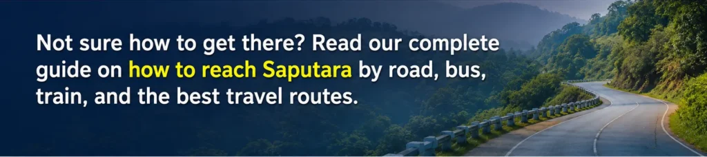 How to reach Saputara