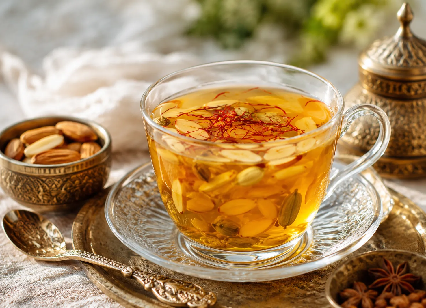 Kashmiri Kahwa tea