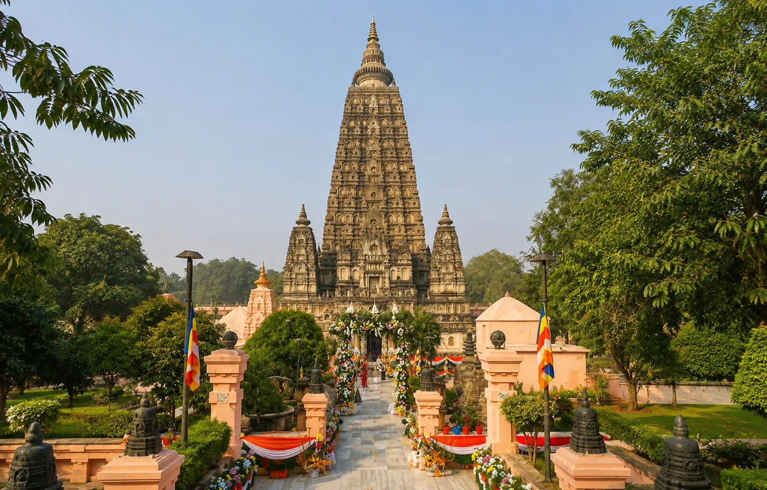Mahabodhi Temple in Bodh Gaya