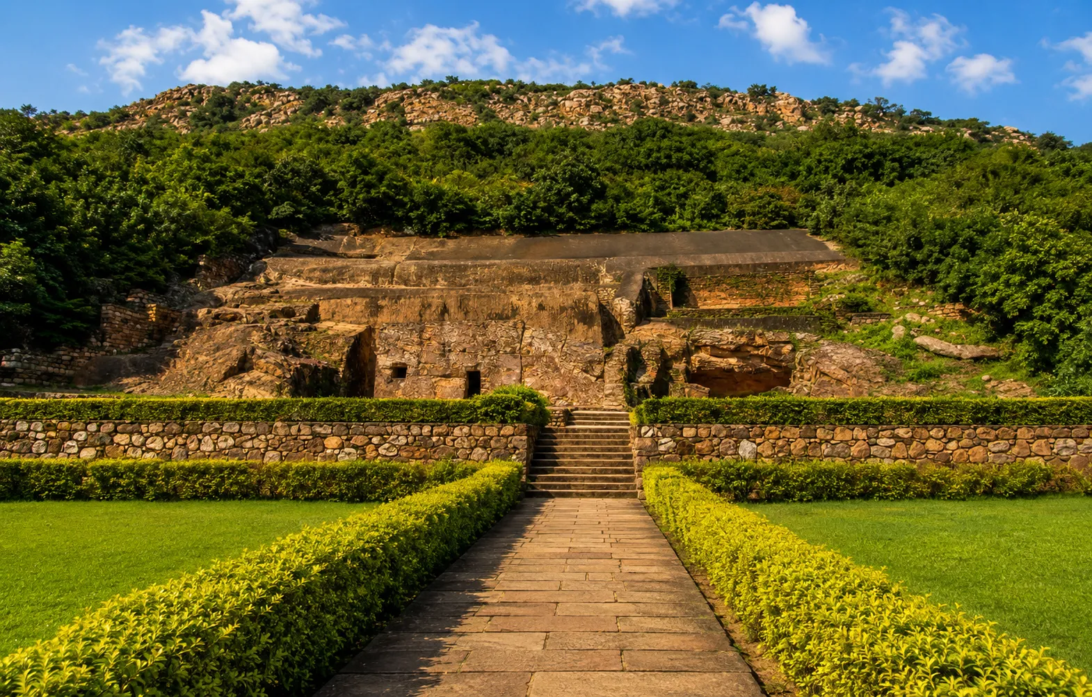 Rajgir hills and landscape