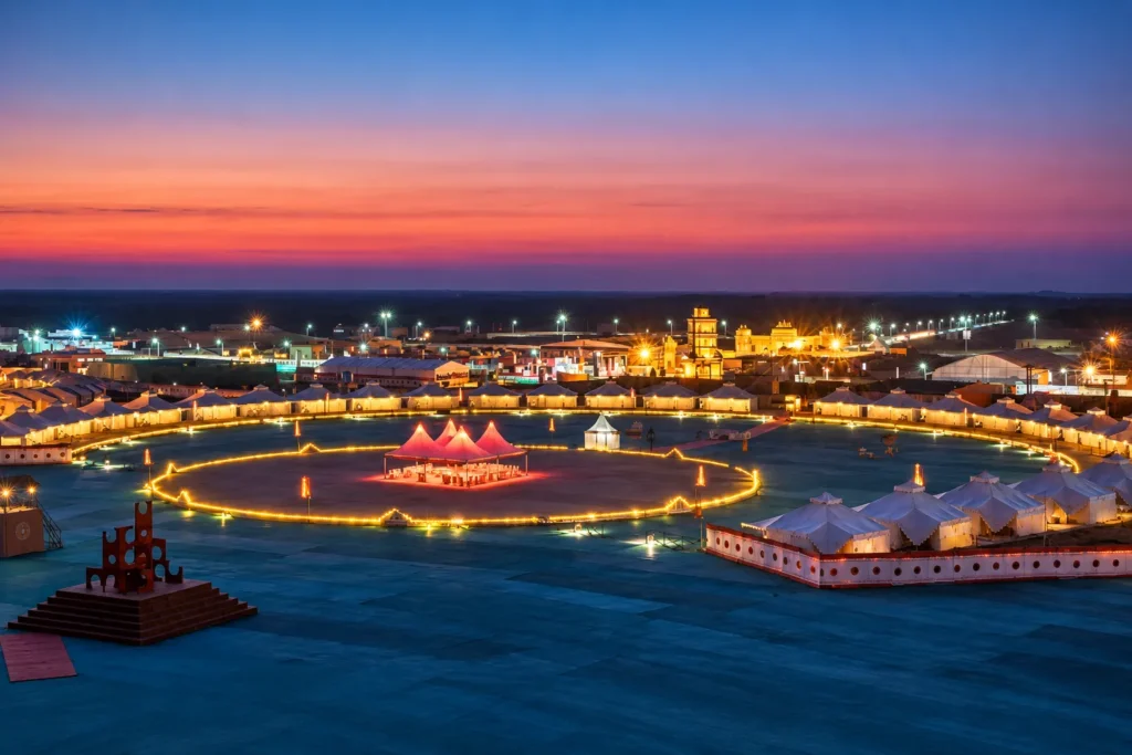 Bhuj to Dhordo and sunset at the White Rann