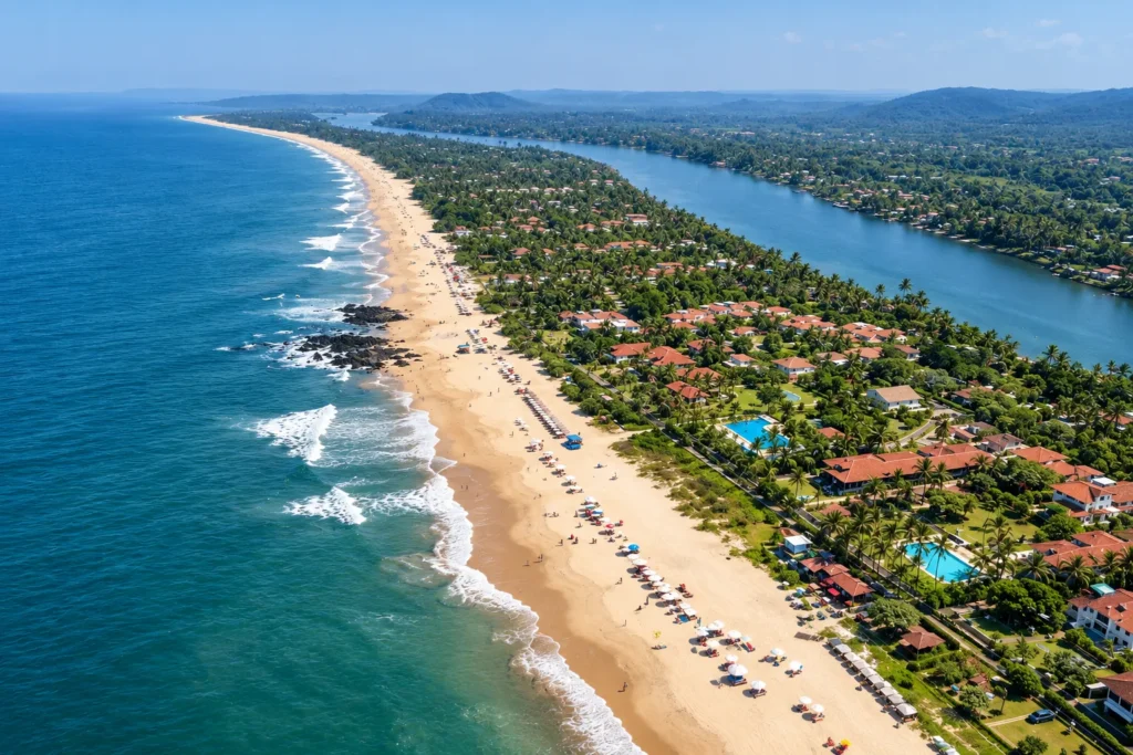 Cavelossim Beach — resort stays and river-meets-sea scenery