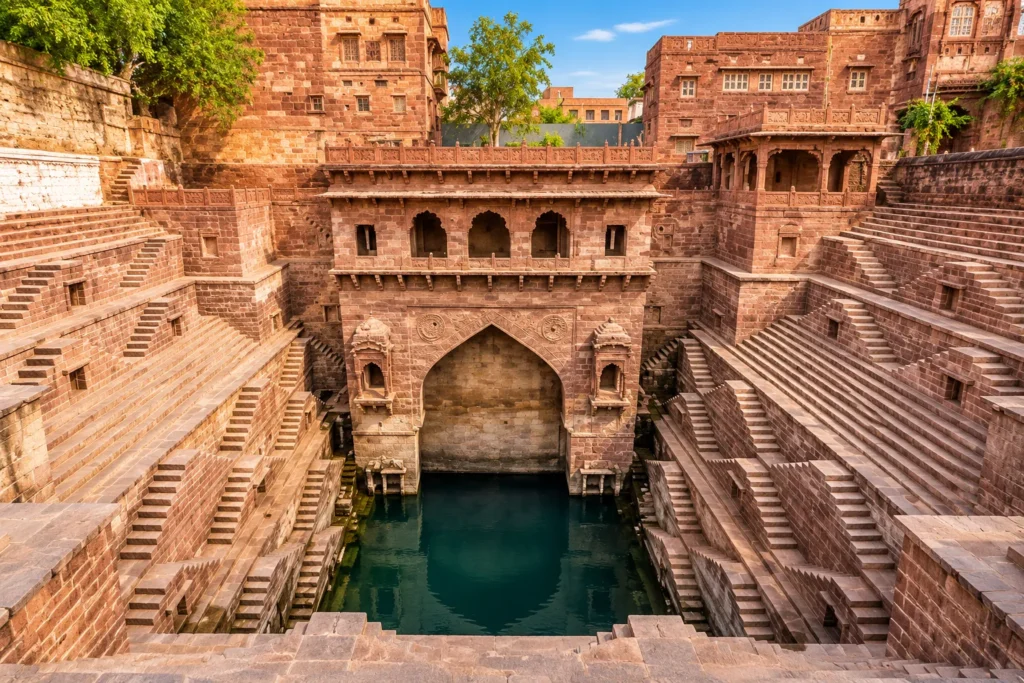 Toorji Ka Jhalra stepwell in Jodhpur Rajasthan